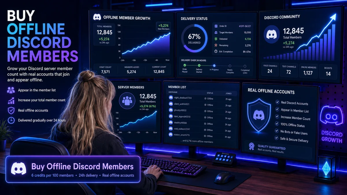 Buy offline Discord members